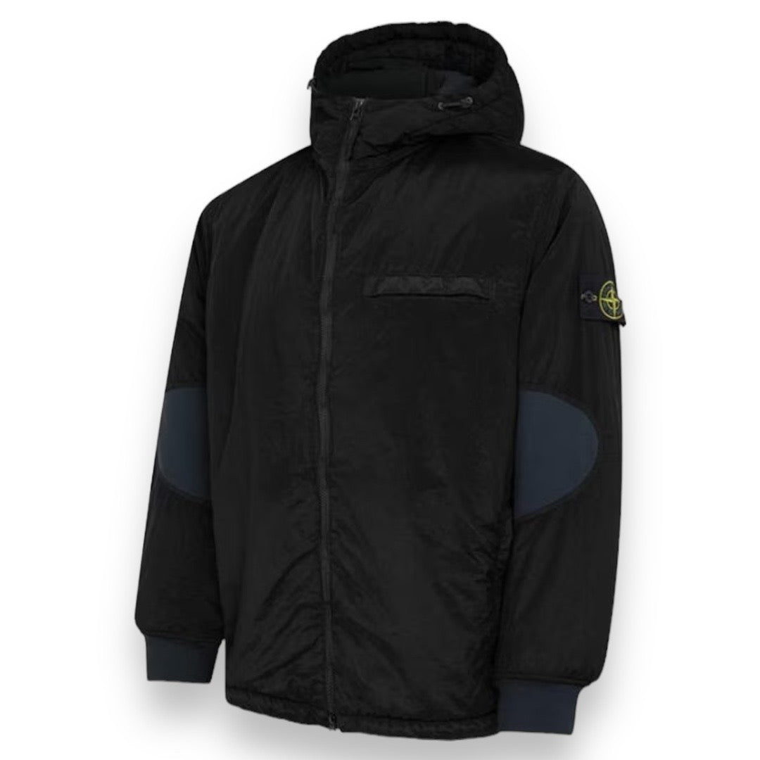 Mens stone island hooded on sale jacket