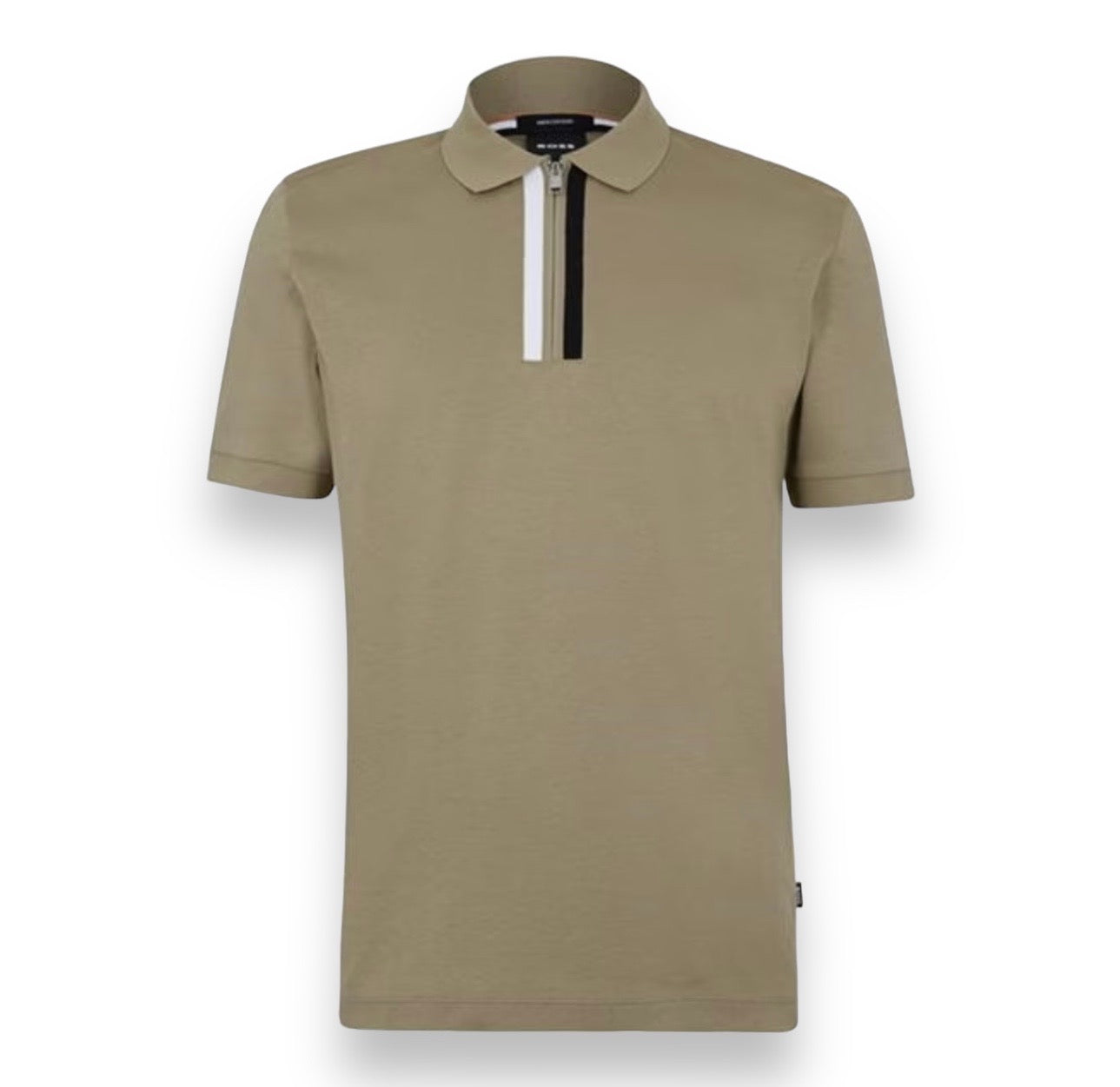 Hugo boss clearance khaki polo