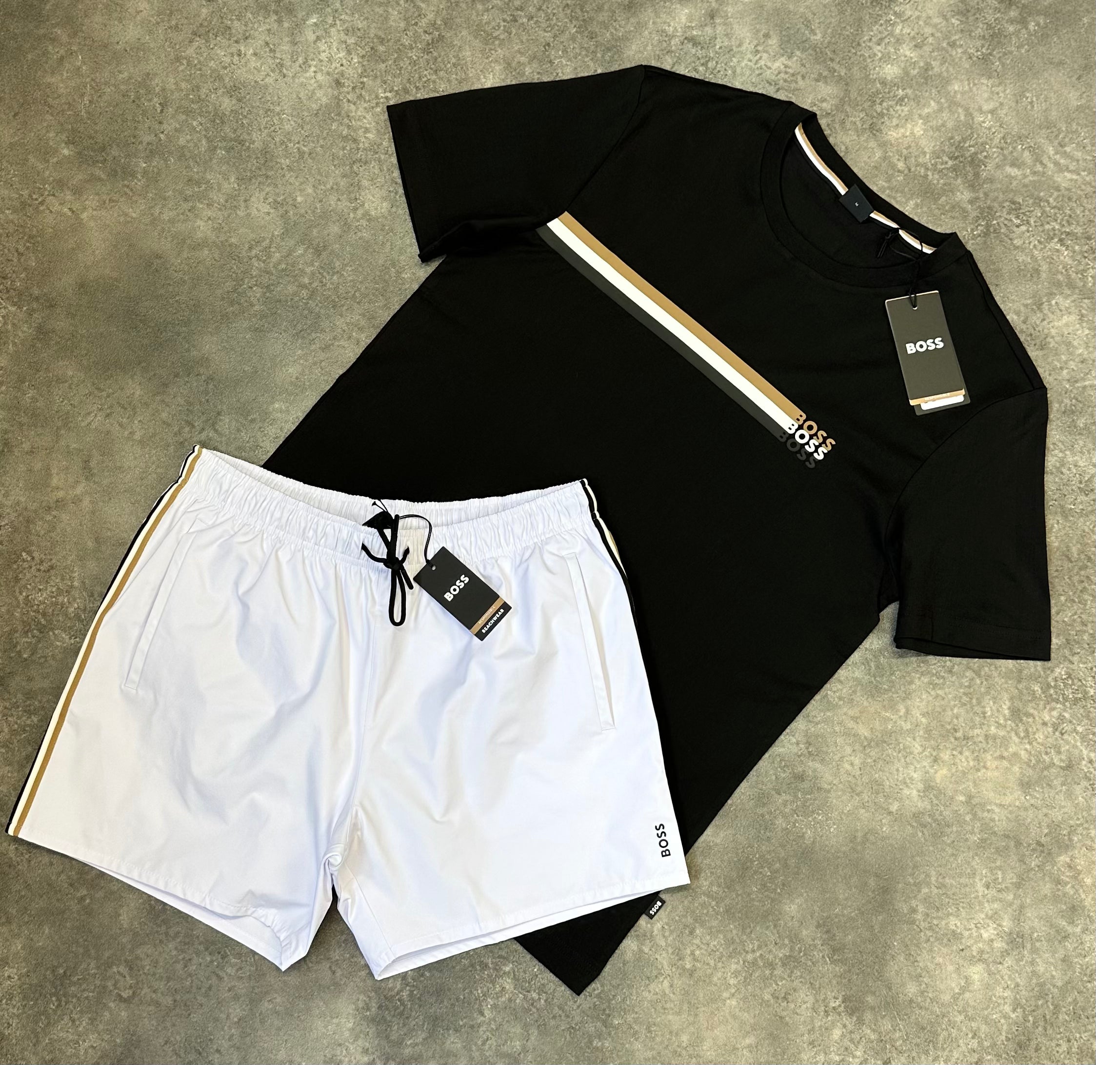 Hugo boss on sale summer shorts