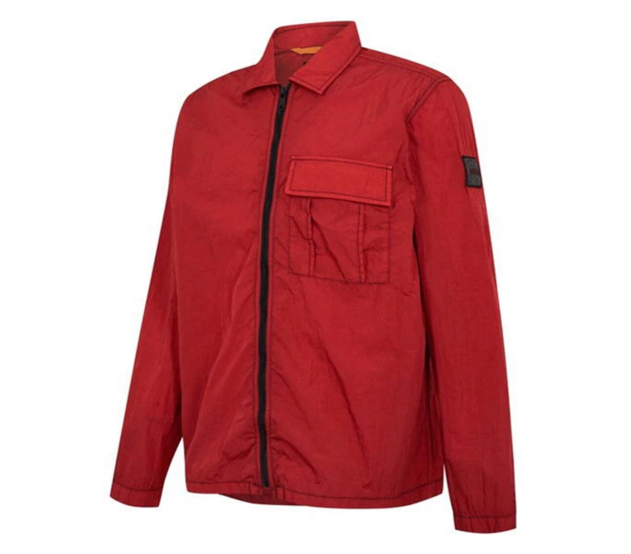 Stone island nylon deals metal overshirt red