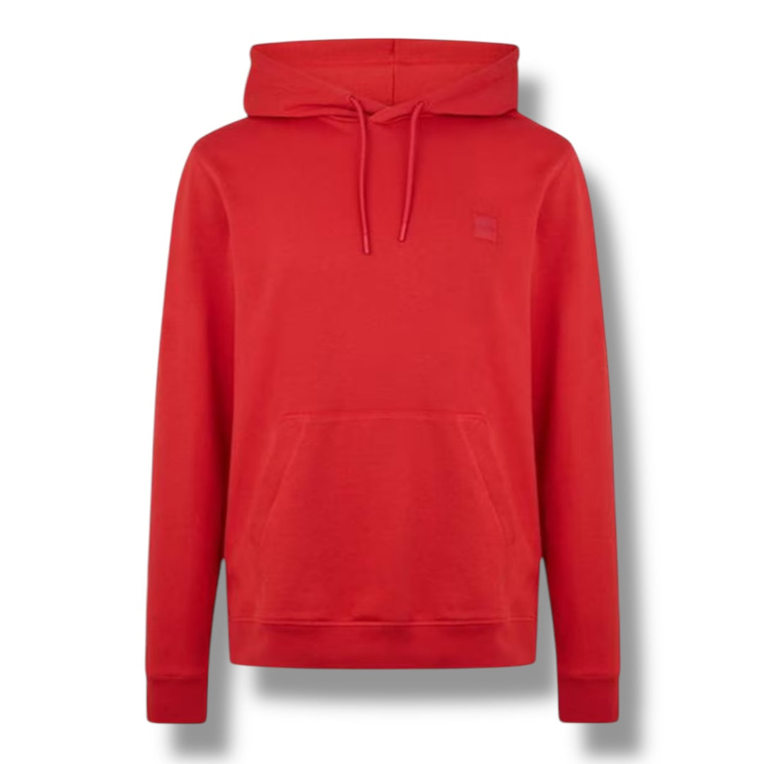 HUGO BOSS PATCH LOGO OTTH HOODIE RED