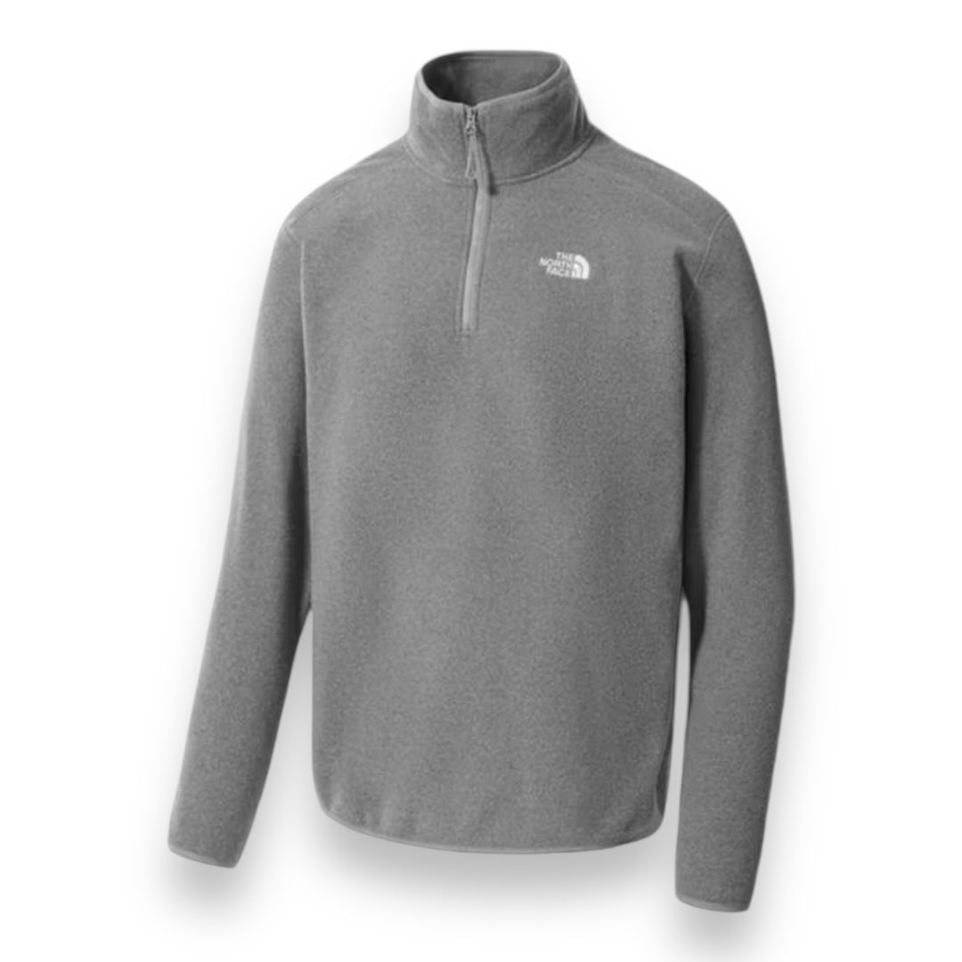 THE NORTH FACE TNF 1/4 ZIP FLEECE SWEATSHIRT GREY