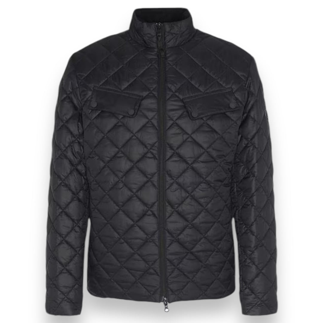 BARBOUR INTERNATIONAL BOX QUILTED JACKET BLACK