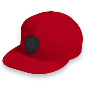 CANADA GOOSE NEW ERA SNAP BACK DISK CAP RED