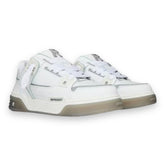 REPRESENT STUDIO SNEAKER TRAINERS WHITE GREY