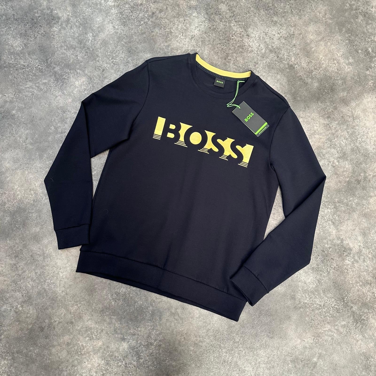 HUGO BOSS SWEATSHIRT NAVY BLUE * SALE *