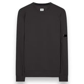 CP COMPANY LENS LOGO SWEATSHIRT BLACK