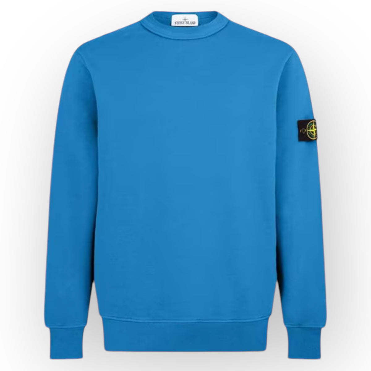 STONE ISLAND CREW NECK SWEATSHIRT AVIO BLUE