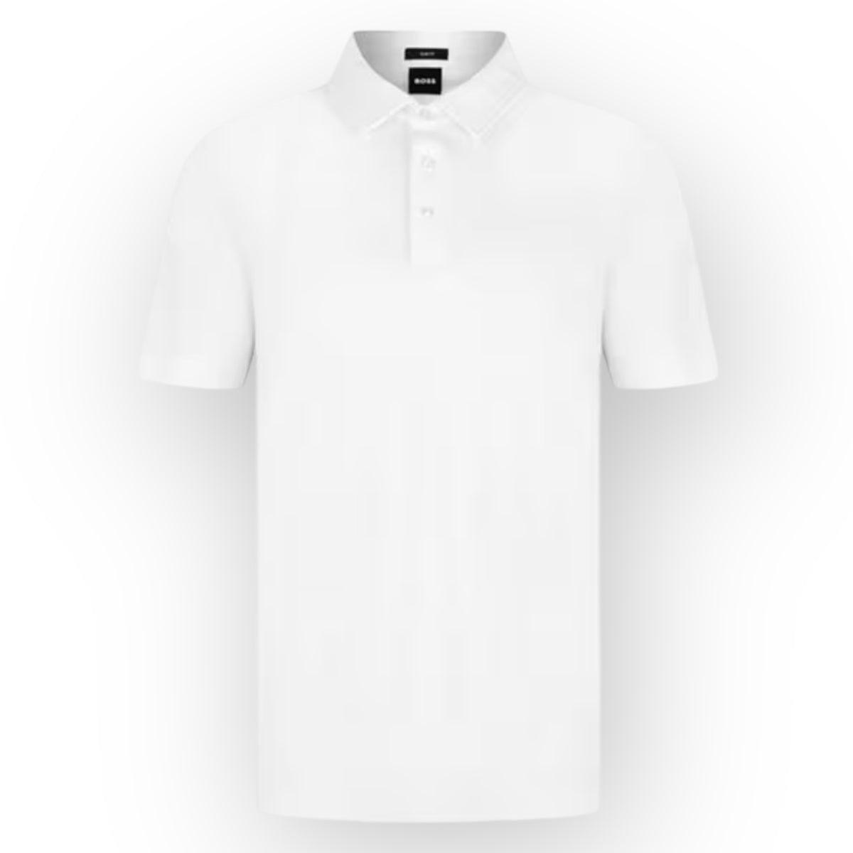 HUGO BOSS PALOS SMART POLO SHIRT WHITE