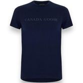 CANADA GOOSE LOGO T-SHIRT NAVY BLUE