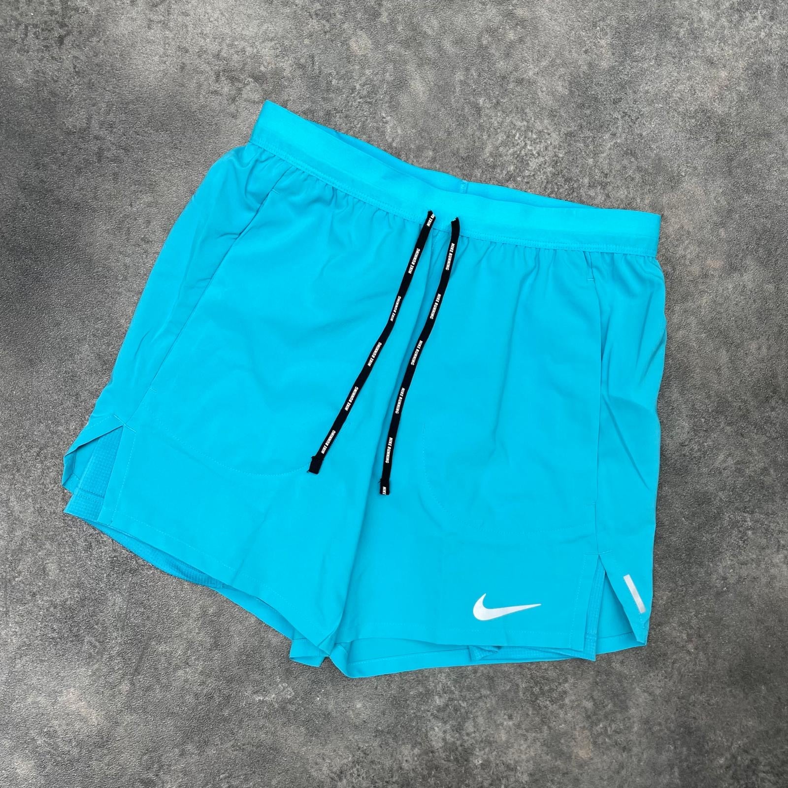 NIKE DRI FIT MENS GYM TRAINING SHORTS BLUE