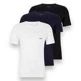 3 PACK HUGO BOSS T-SHIRT BLACK / WHITE / NAVY