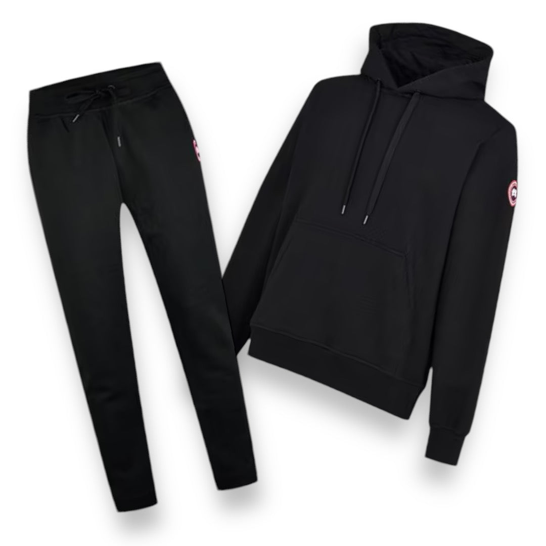 CANADA GOOSE HOODED FULL TRACKSUIT BLACK