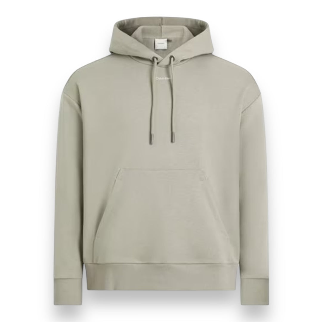 CALVIN KLEIN SMALL LOGO OTTH HOODIE BEIGE