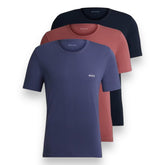 3 PACK HUGO BOSS T-SHIRT NAVY / RED / BLUE