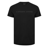 CANADA GOOSE LOGO T-SHIRT BLACK