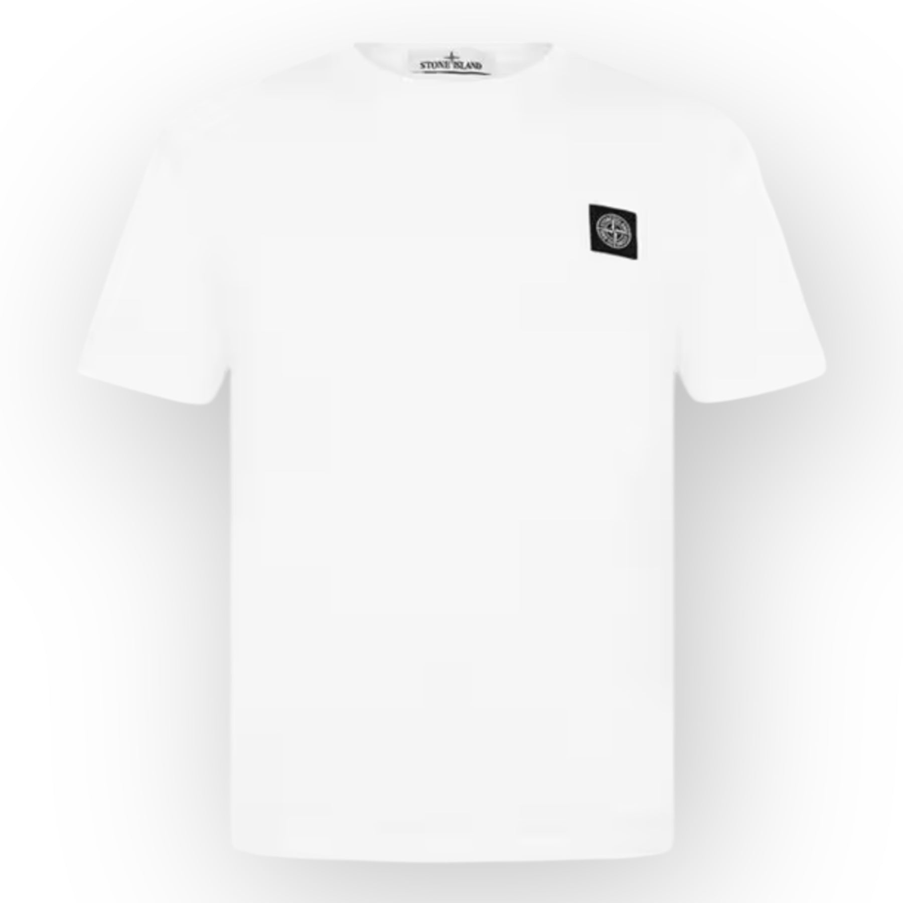 STONE ISLAND PATCH LOGO T-SHIRT WHITE