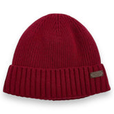 BARBOUR BEANIE HAT RED