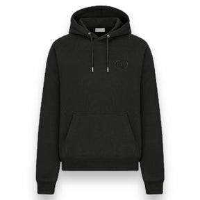 CHRISTIAN DIOR CD ICON LOGO HOODIE BLACK