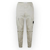 STONE ISLAND RASO CARGO TROUSERS GRIGIO BEIGE