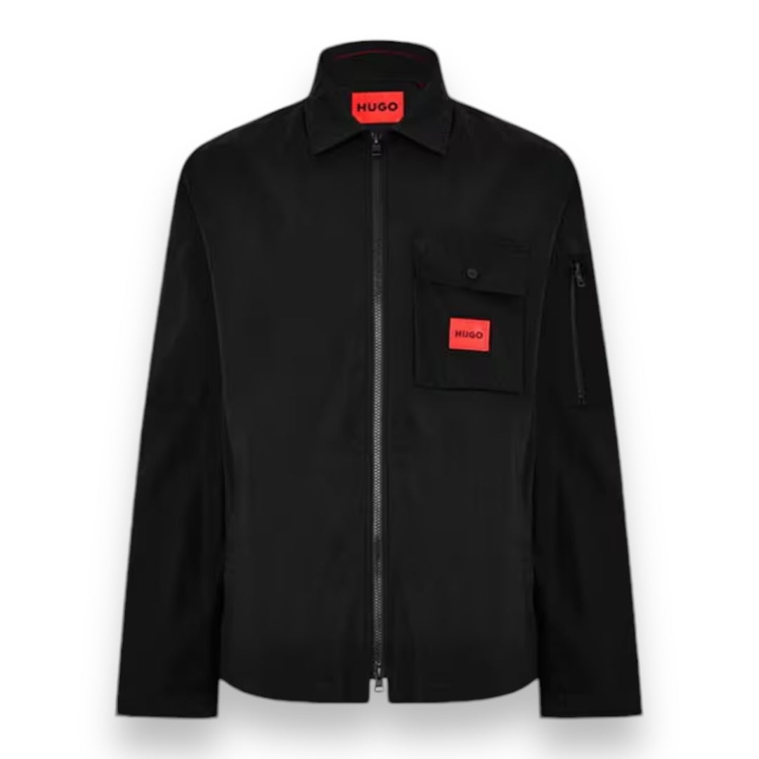 HUGO BOSS HUGO OVERSHIRT BLACK