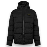 BARBOUR INTERNATIONAL BAFF HOODED PUFFER JACKET BLACK