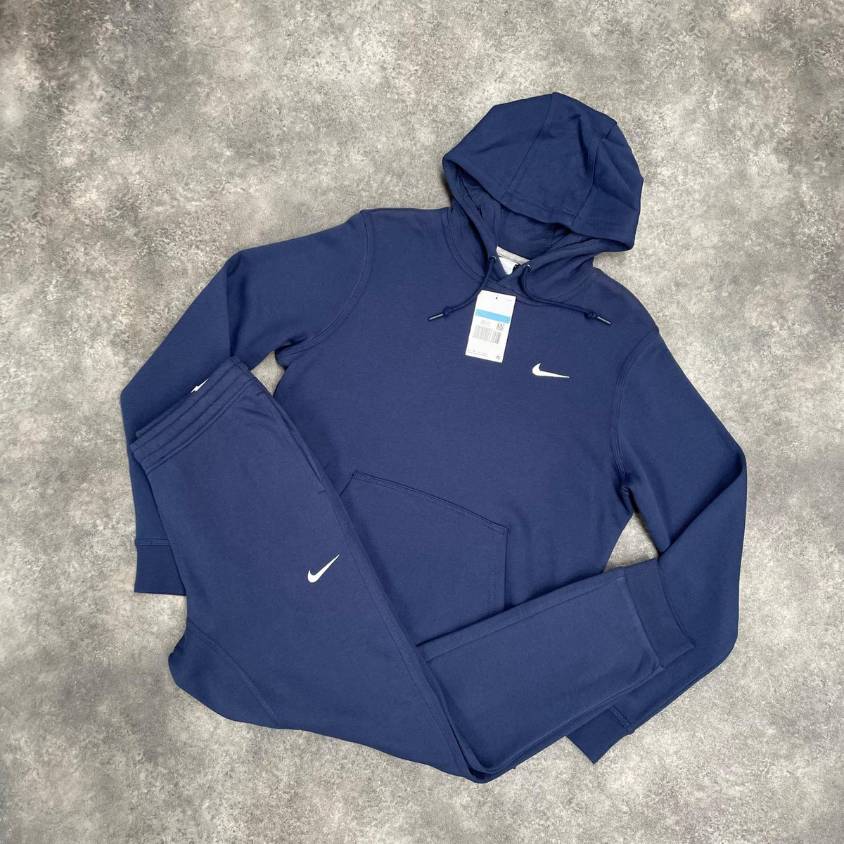 NIKE FULL HOODED TRACKSUIT NAVY BLUE