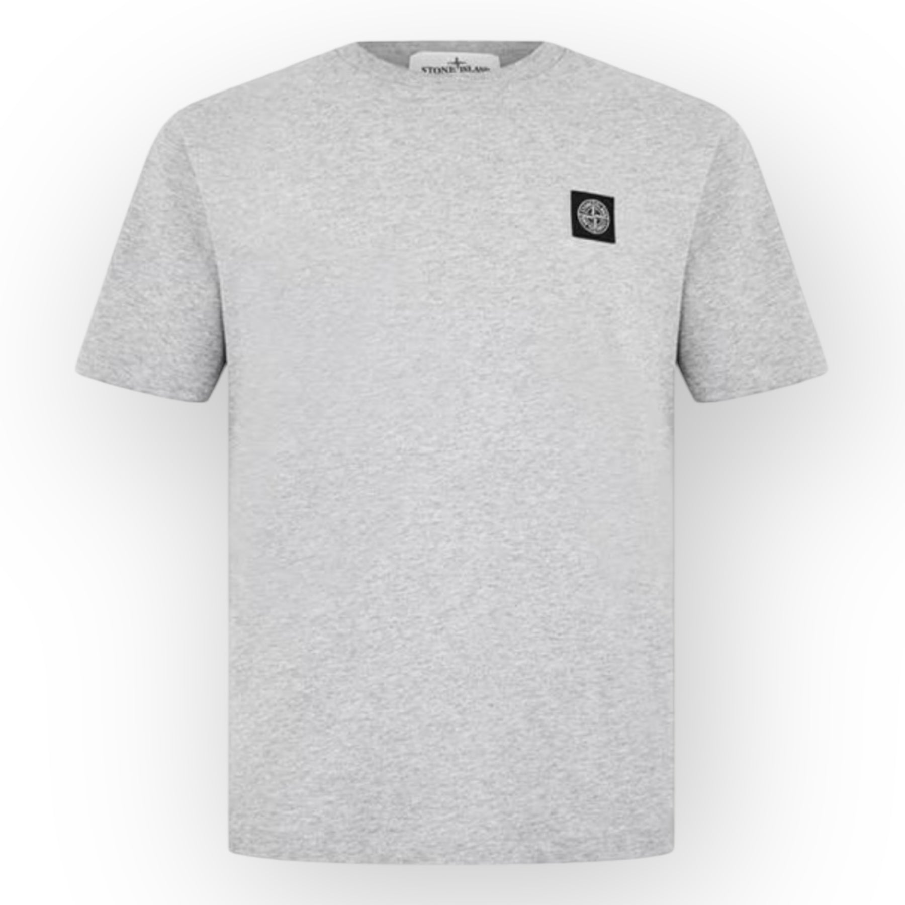 STONE ISLAND PATCH LOGO T-SHIRT MARL GREY