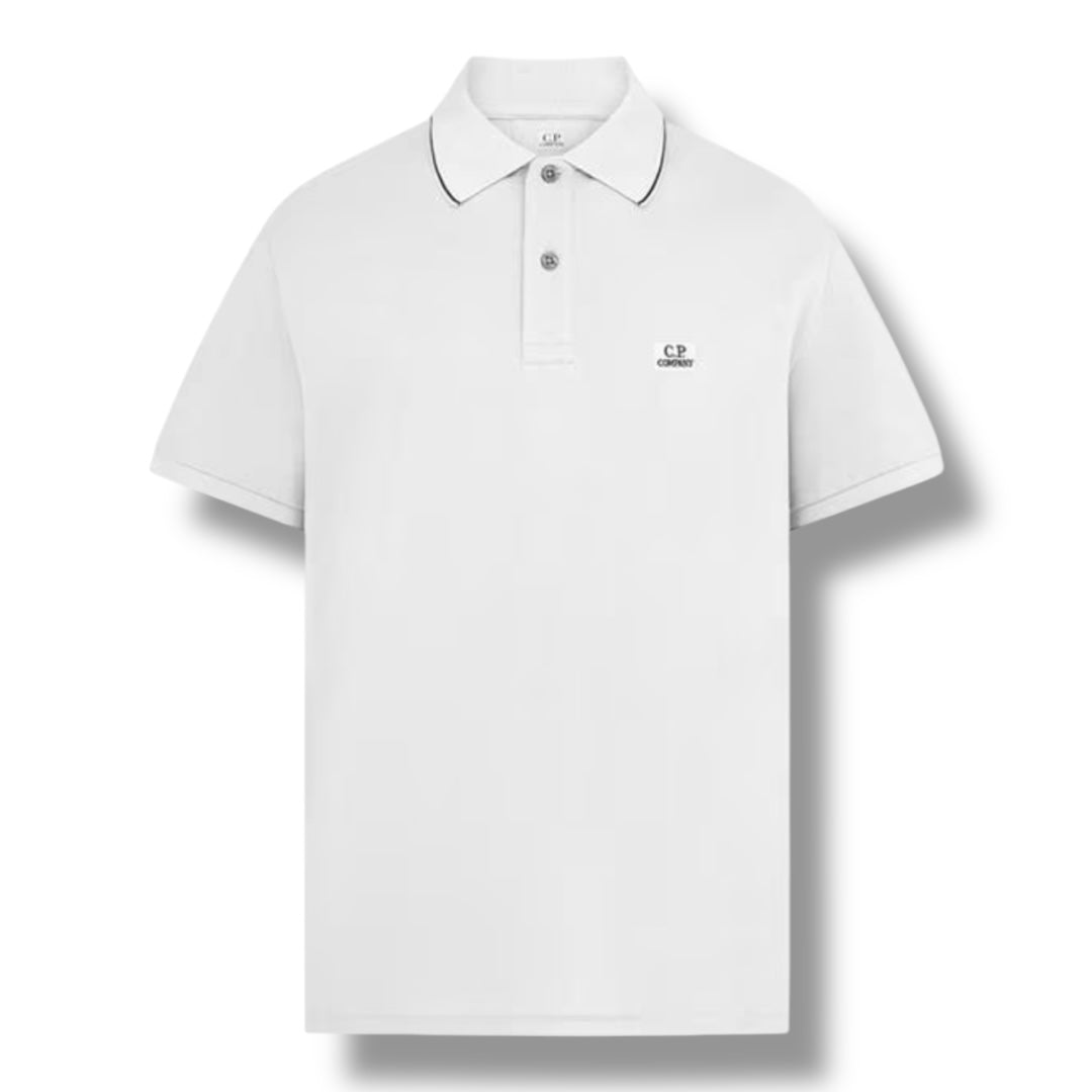 CP COMPANY POLO SHIRT WHITE