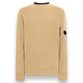 CP COMPANY LENS LOGO SWEATSHIRT SAND BEIGE