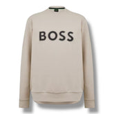 HUGO BOSS LOGO SALBO SWEATSHIRT BEIGE