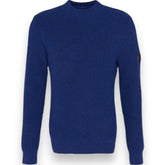 BARBOUR COTTON CRAW CREWNECK SWEATER ROYAL BLUE