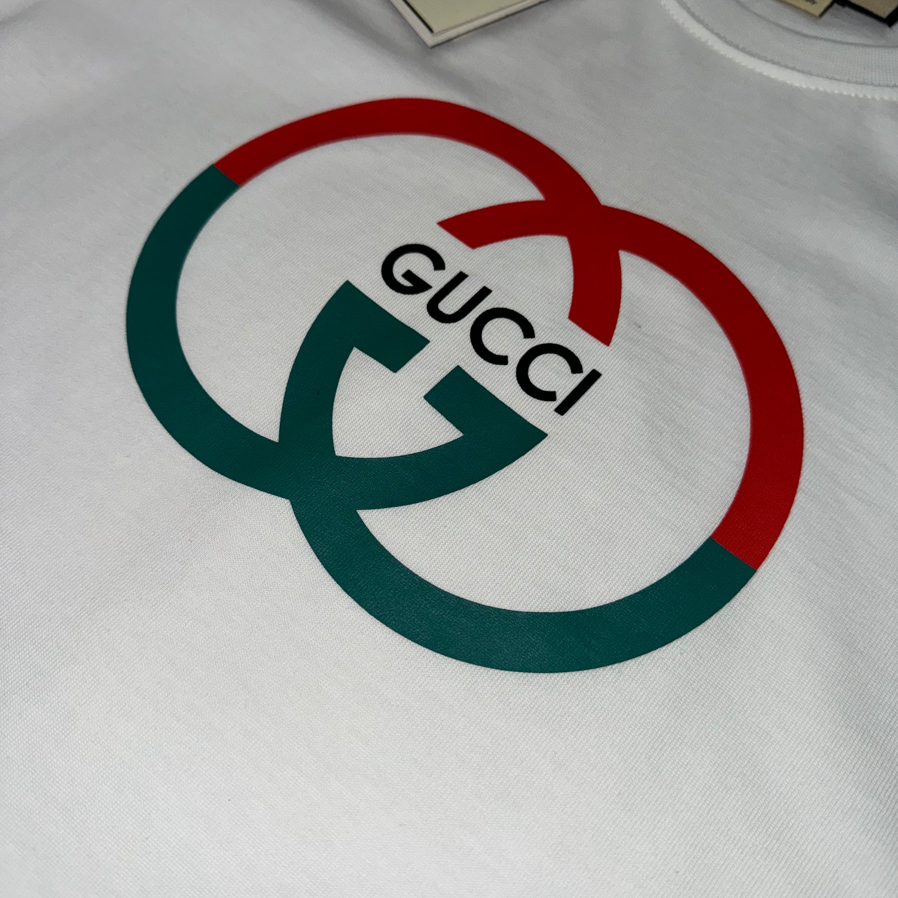 GUCCI GG INTERLOCK T-SHIRT WHITE