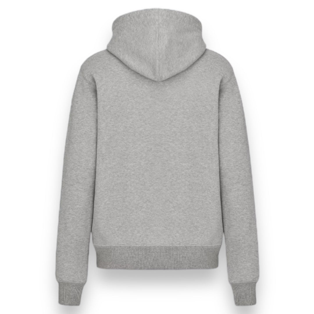 CHRISTIAN DIOR CD ICON LOGO HOODIE GREY