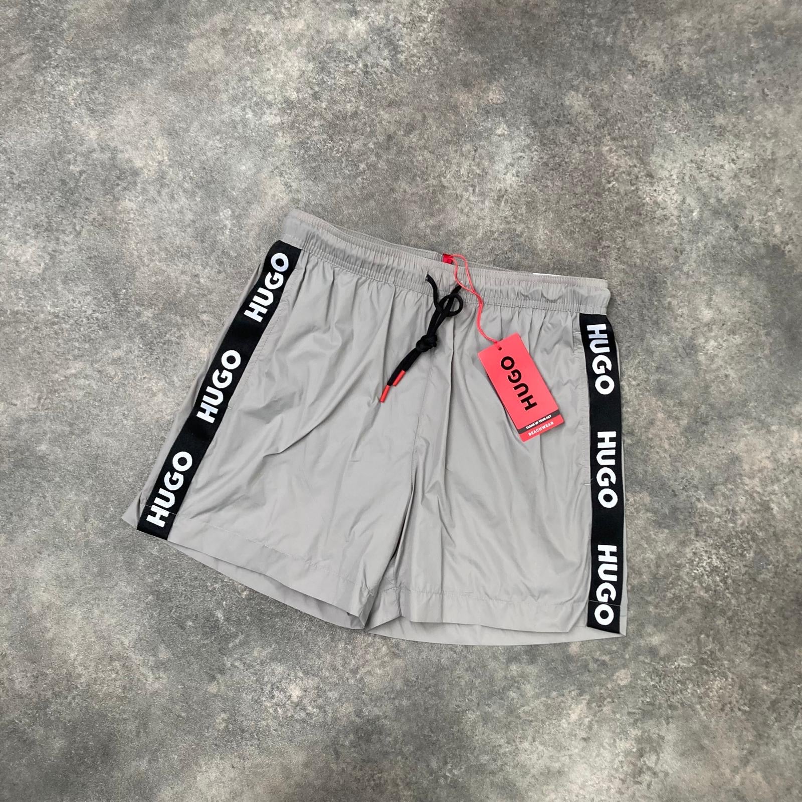 HUGO BOSS HUGO SWIM SHORTS GREY * SALE *