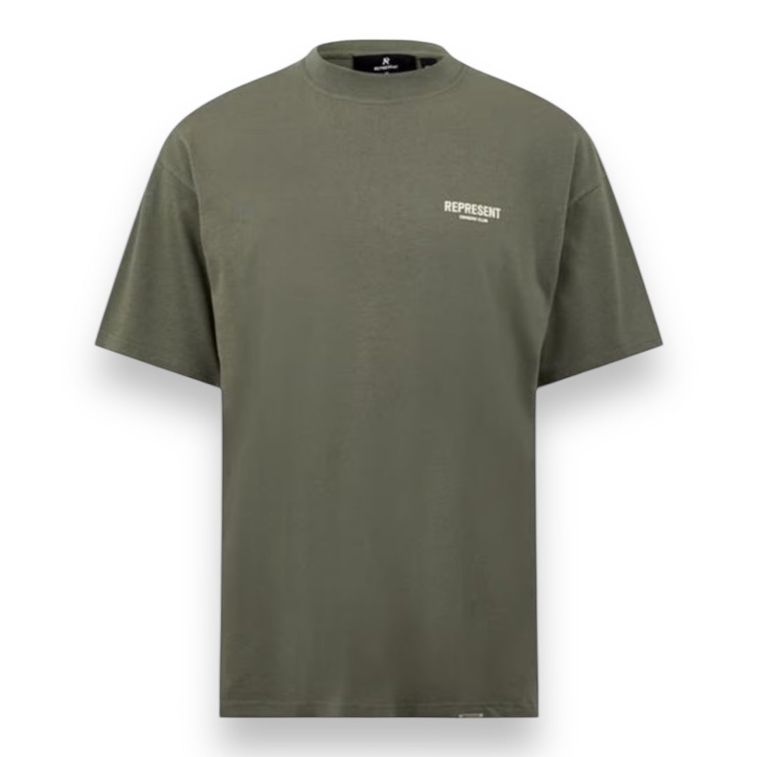 REPRESENT OWNERS CLUB T-SHIRT OLIVE GREEN