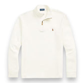 RALPH LAUREN 1/4 ZIP SWEATSHIRT WHITE