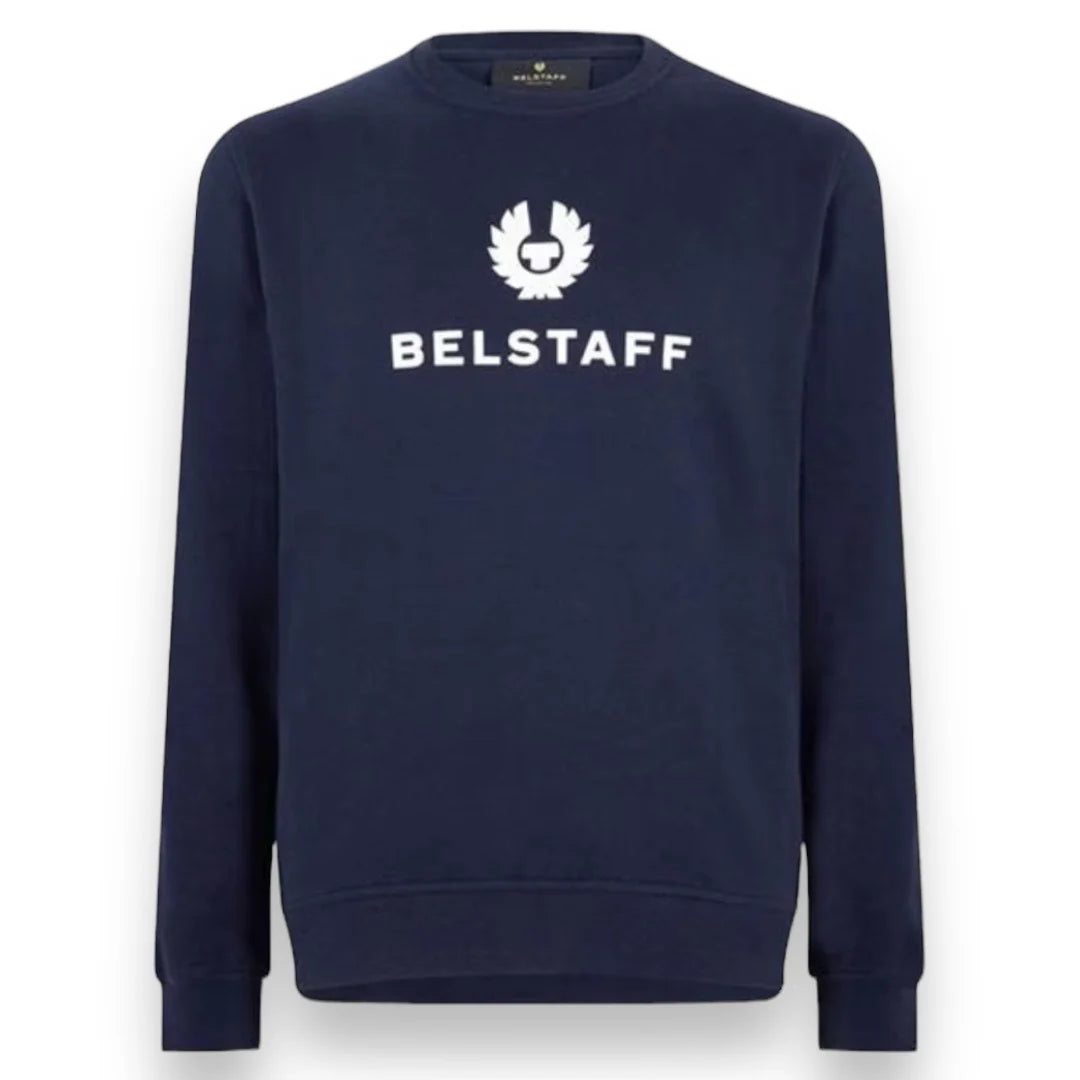 BELSTAFF LOGO SWEATSHIRT BLUE