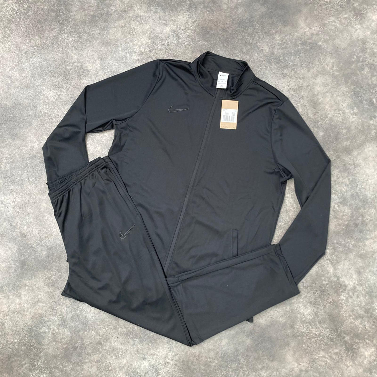 NIKE FOOTBALL FULL ZIP POLY TRACKSUIT BLACK