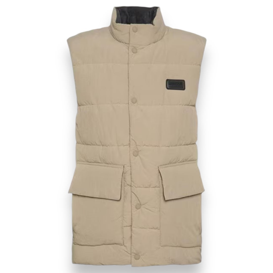 BARBOUR MOR PADDED GILET BEIGE