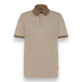 HUGO BOSS HB MONOGRAM PARLAY POLO BEIGE