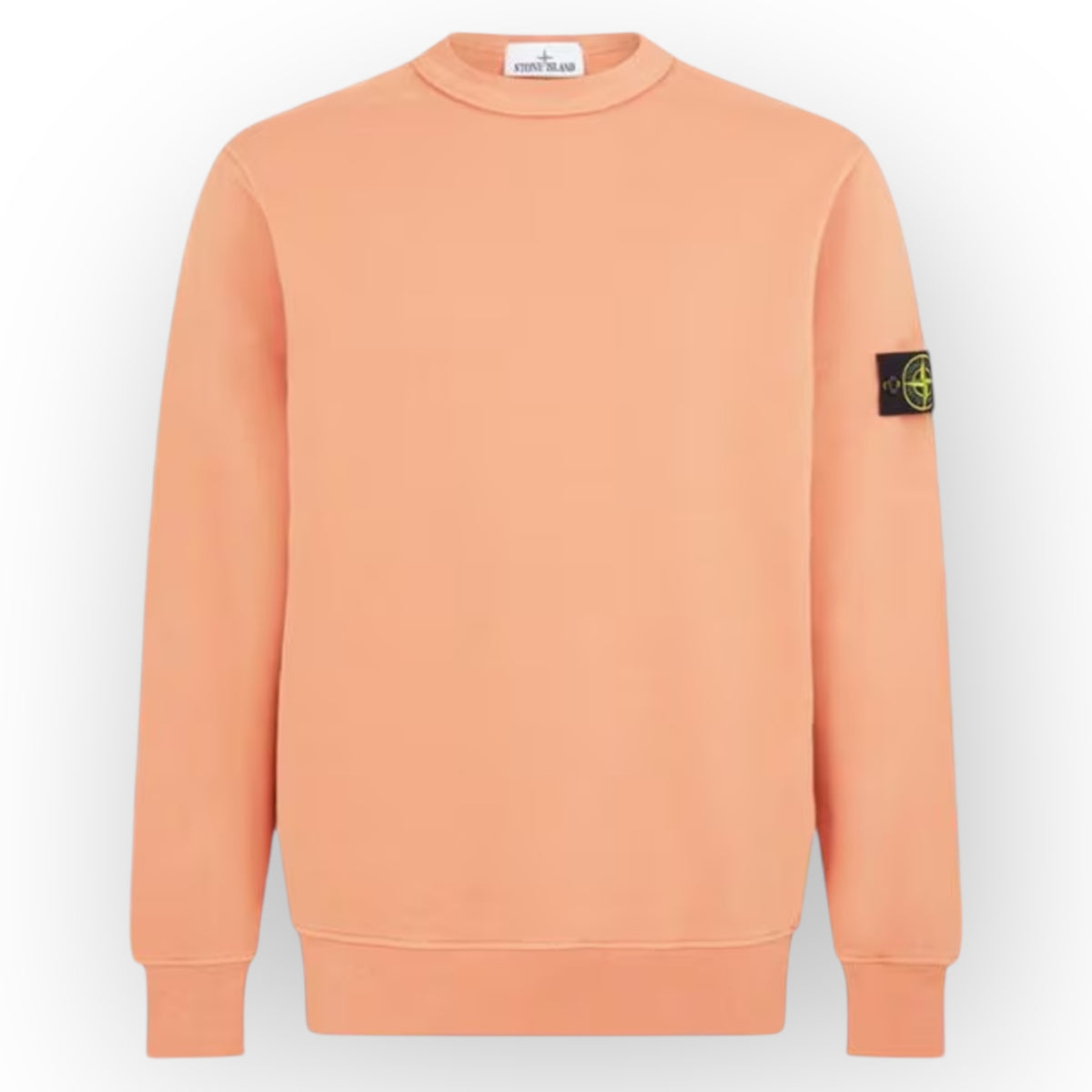 STONE ISLAND CREW NECK SWEATSHIRT ARANCIO ORANGE