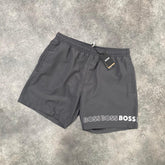 HUGO BOSS HUGO SWIM SHORTS GREY * SALE *