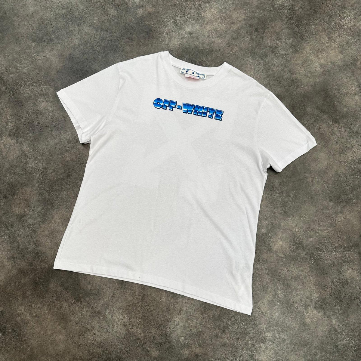 OFF WHITE STEEL LOGO ARROWS T-SHIRT WHITE