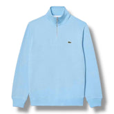 LACOSTE 1/4 ZIP SWEATSHIRT SKY BLUE