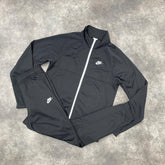 NIKE SPORTSWEAR FULL ZIP POLY TRACKSUIT BLACK