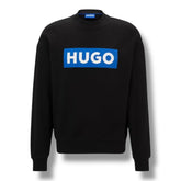 HUGO BOSS HUGO BLUE BOX LOGO SWEATSHIRT BLACK