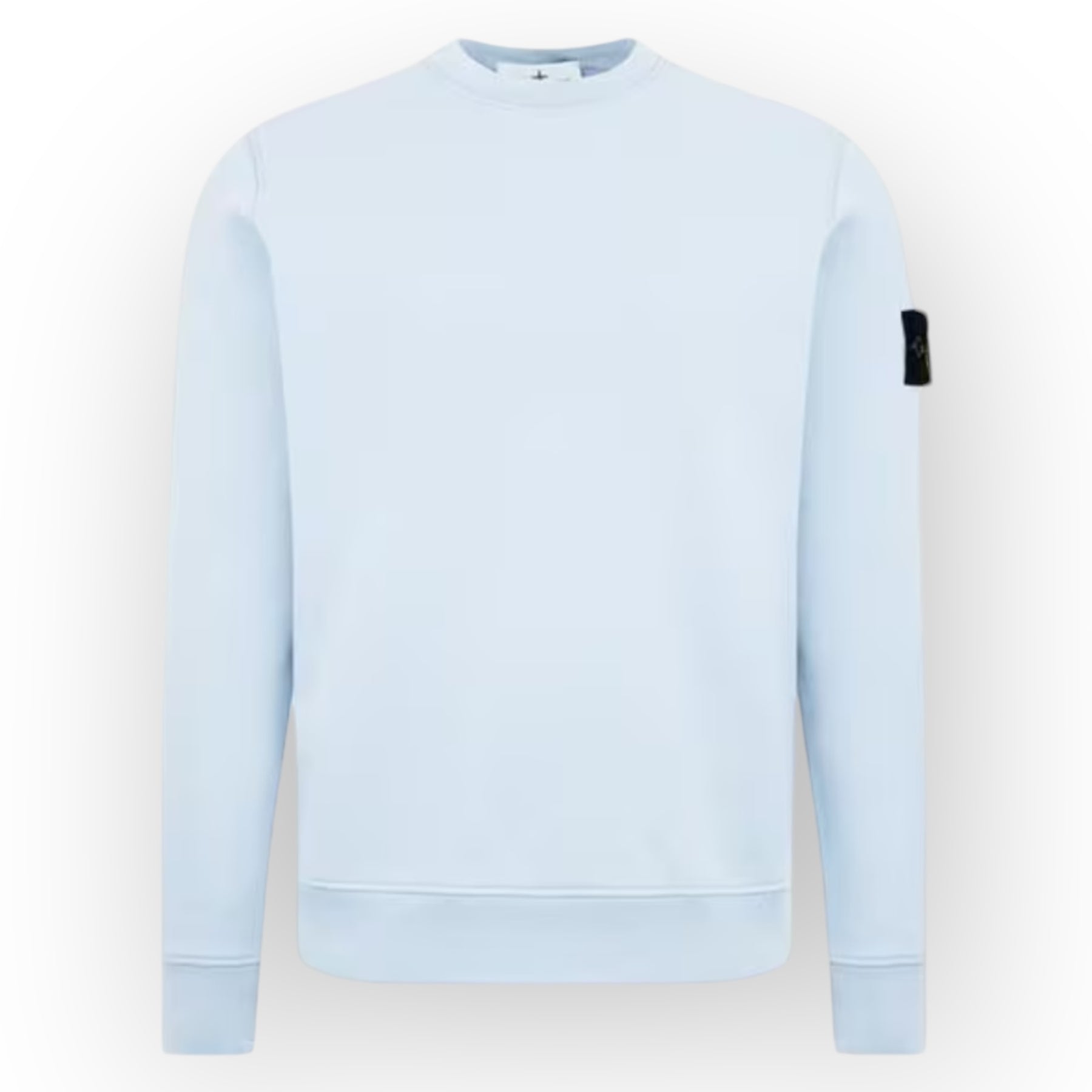 STONE ISLAND CREW NECK SWEATSHIRT CIELO BLUE