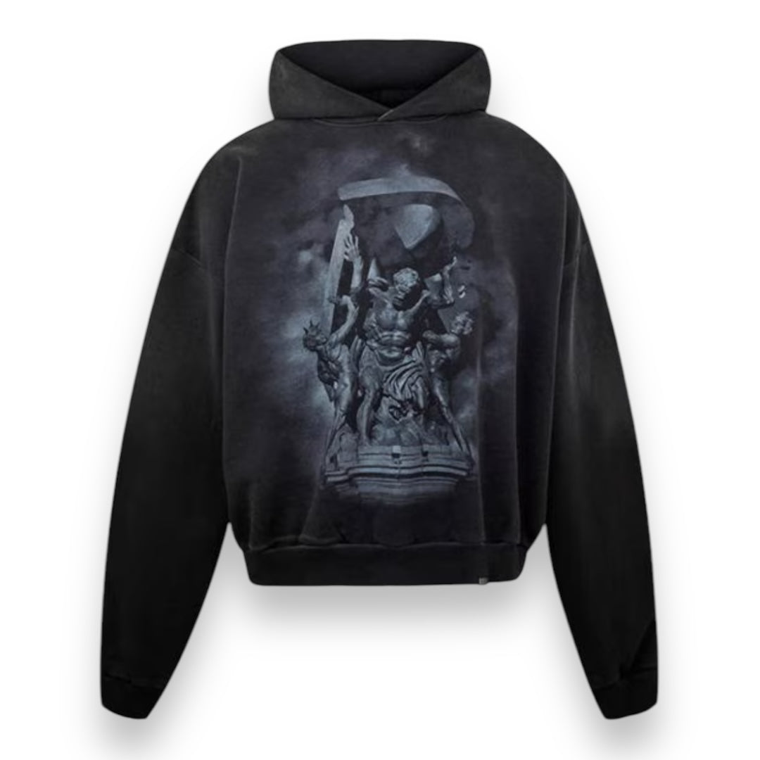 REPRESENT ATLAS OTTH HOODIE BLACK