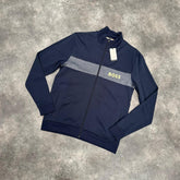 HUGO BOSS FULL ZIP TRACK JACKET NAVY BLUE * SALE *